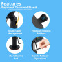 Support Ergonomique pour Terminal de Paiement POS de Comptoir - Support de Terminal de Paiement avec Poignée, Rotation à 180°, I