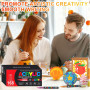 Laconile 168 Couleurs Feutre Acrylique, Stylos Acryliques à Pointe Pinceau pour le Coloriage Adulte ，Acrylic Paint Markers pour 