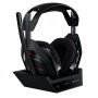 Logitech G Astro A50 LIGHTSPEED Casque gaming sans fil + station d'accueil (Gen 5), PRO-G GRAPHENE, basculement à 3 systèmes, US