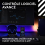 Logitech G Astro A50 LIGHTSPEED Casque gaming sans fil + station d'accueil (Gen 5), PRO-G GRAPHENE, basculement à 3 systèmes, US