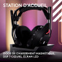 Logitech G Astro A50 LIGHTSPEED Casque gaming sans fil + station d'accueil (Gen 5), PRO-G GRAPHENE, basculement à 3 systèmes, US
