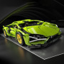 Highdar Kit de Construction Technique pour Lambor - Modèle de Voiture de Sport de Course Supercar à Collectionner - 1314 Pièces