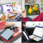 WAVATA Clavier pour Redmi Pad Pro 12.1"/Xiaomi Poco Pad 2024, Étui Clavier pour Xiaomi Redmi Pad Pro Magnétique Bluetooth Amovib