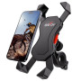 Grefay Support Téléphone Vélo Moto Porte Telephone Velo Universel Support Telephone Trotinette Electrique, Scooter, VTT avec 360