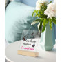 Putuo Decor Cadeau Maman Acrylique Rectangulaire – Tu ES La Meilleure Maman du Monde Entier, Message avec Papillons Colorés