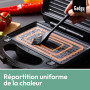 Gadgy Gaufrier | Appareil Croque Monsieur 3 in 1 | Gauffrier Multifonctions | Plaques Détachables 3 en 1 l Avec Poignée Cool Tou