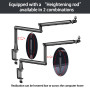 Bras De Micro, Suspension Supports De Microphone, Gestion Des Câbles Compatible Avec Blue Yeti, Snowball Ice, Hyperx Quadcast, S