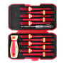 13 Pièces Set Tournevis Tournevis Electricien, Isolation VDE Outils Electricien Tournevis Testeur, Magnétique Outillage Electric