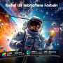 Amzfast Écran PC Gaming 27 Pouces Incurvé, 2k QHD(2560 x 1440), 180 Hz Moniteur, 1Ms MPRT, 1500R, sRGB 130%, Adpative Sync, HDR,