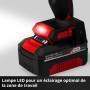 Einhell Professional Boulonneuse sans fil IMPAXXO 18/450 (1 x 4,0 Ah) Power X-Change (18 V, 450 Nm, moteur Brushless, porte-embo