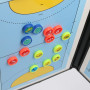 RoseFlower Tableau Tactique Handball, Tableau Magnétique Handball, Plaquette Handball Coach avec Stylo et Aimants, Plaquette Ent