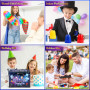 Subtail Coffret de Magie Enfant - 70+ Tours Magiques - Baguette et Instructions pour Garçons et Filles Débutants - Cadeaux Jeux 