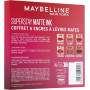 Maybelline New York - Coffret Exclusif de 6 Rouges à Lèvres Liquides Longue Tenue - Superstay Matte Ink - Teintes: Lover (15)/Se