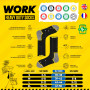 SOXCO chaussettes de travail homme 10 Paires, WORK socks lot de 10 paires