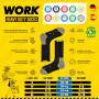 SOXCO chaussettes de travail homme 10 Paires, WORK socks lot de 10 paires
