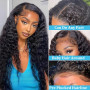 Perruque Cheveux Humain 13×4 Lace Wig Human Hair Deep Wave Perruque Femme Naturelle Brésilien Bouclée Bresilienne Cheveux Humain