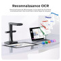 CZUR ET16 Plus Scanner de Documents & Livres, OCR Multilingue, Scan A3 Documents, 16 HD Megapixels, Support macOS & Windows, Con