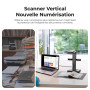 CZUR ET16 Plus Scanner de Documents & Livres, OCR Multilingue, Scan A3 Documents, 16 HD Megapixels, Support macOS & Windows, Con