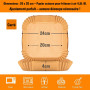 Lot de 100 Papiers Cuisson pour Ninja Air Fryer MAX AF180EU, AF180EUCP, AF140EU, Feuilles Jetables 20cm Antiadhésives et Impermé