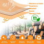 Lot de 100 Papiers Cuisson pour Ninja Air Fryer MAX AF180EU, AF180EUCP, AF140EU, Feuilles Jetables 20cm Antiadhésives et Impermé