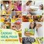 EURYUNG Kit Couteaux Sécurité de Cuisine pour Enfants - 17 Pièces Couteau Montessori Enfants pour Couper et Cuire des Fruits ou 