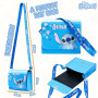 Disney Sac Stitch, Sac à Main Fille, Sac Bandoulière Fille, Idée Cadeau Enfant Fille Stitch Reine des Neiges