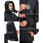 PrimeCrest Veste Homme Imperméable Manteaux avec Capuche Amovible