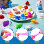 JOYIN Mochi Squishy Toys Lot de 50 Mini Cadeaux de fête Mochi pour Enfants, Jouets Anti-Stress Kawaii Squishy, ​​Sacs à friandis