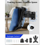 OHLPRO Support Mural pour Tablette 7-11″ – Support iPad Pivotant 360° à Double Rotule, Bras Long, Fixation Murale par Vis, Idéal