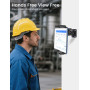OHLPRO Support Mural pour Tablette 7-11″ – Support iPad Pivotant 360° à Double Rotule, Bras Long, Fixation Murale par Vis, Idéal