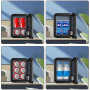 Enventor Mini-Frigo 4L, 6 Canettes, Prise 12V/220V, Fonction Refroidissement et Chauffage, Petit Réfrigérateur Cosmétique, Compa
