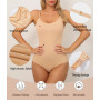2XK-NOV Body String Gainant Sexy pour Femme, Sculptant Invisible Shapewear, Body Gainant Femme Ventre Plat, Pression légère & Co