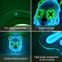 Flixyticy Enseigne Lumineuse Néon Ice Bear, Panneau lumineux suspendu à LED pour chambre d'enfant, décoration murale, fête, vaca