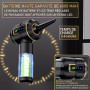 Lyiazsoy Aspirateur à Main Rechargeable, aspirateur sans Fil Puissant de 27000 PA, Vitesse de Rotation de 220000 Tours/Minute, a