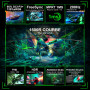 Minifire Gaming Curved Monitor 27 Pouces MFG27C1 200Hz 1Ms 130% sRGB Monitor avec Sprecher 1920 * 1080 VA Panel （MFG27C1 avec câ
