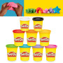 Play-Doh, Mes Couleurs préférées, Pack de 9 Pots de pâte à Modeler, Loisirs créatifs pour Filles et Garçons dès 2 Ans, Idèe Cade