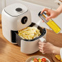 KitchenBoss Spray Huile Cuisine Air Fryer Vaporisateur Huile, Pulverisateur Huile Cuisine 100ml avec Brosse Entonnoir Brosse à h