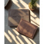 Theodore Porte-Cartes Homme en Cuir Véritable – Portefeuille Mince Vertical RFID – 6 Fentes à Cartes – Cuir Pleine Fleur Vintage