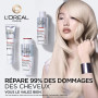 L'Oréal Paris - Routine Capillaire Réparatrice pour Cheveux Abîmés & Sur-Sollicités - Pré-Shampooing + Shampooing + Démêlant - C