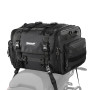 BAIGIO Sacoche Moto 40-60L Etanche Réfléchissante Extensible - Sac de Selle et Porte Bagage Avec Housse de Pluie - Bagagerie Cav