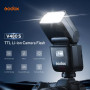 Godox V480S V480-S Flash pour Appareils Photo Sony, 2.4G TTL Sony Speedlite HSS 1/8000s, 650 Eclairs à Pleine Puissance, Ecran T
