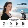 Godox V480S V480-S Flash pour Appareils Photo Sony, 2.4G TTL Sony Speedlite HSS 1/8000s, 650 Eclairs à Pleine Puissance, Ecran T