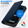 Shieldon Coque Cuir Véritable pour iPhone 17 Pro 6,3 Pouces 5G 2025, Etui Housse Portefeuille de Cartes, RFID Blocage, Fonction 