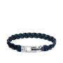 Tommy Hilfiger Jewelry Bracelet en Cuir Tressé pour Homme - Disponible en Bleu ou Noir