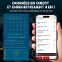 KINGBOLEN Ediag Elite Valise Diagnostic Auto Multimarque, OBD2 Diagnostic Voiture Français avec Test Actif, 15+ Services, Tous L