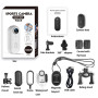 Mini Camera Sport 1080P Taille Pouce avec Clip Rotatif 360°et Clip Magnétique Action Cam Enregistrement POV Mains Libres Camera 