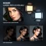 Neewer 2 Packs 660 LED Lumière Dimmable Bicouleur support d'Eclairage: 3200-5600K CRI 96+ LED Panneau avec Support U et Barndoor