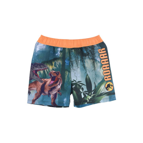 Jurassic World Maillot de Bain pour Garçon, Bermuda Motif Dinosaure, Shorts de Bain pour Garçon, Tailles 3 à 8 Ans