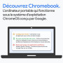 Lenovo IdeaPad Slim 3 Chromebook 14M868 - Ordinateur Portable 14'' FHD (MediaTek Kompanio 520, RAM 4Go, SSD 128Go, Arm Mali-G52 