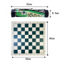 xunfu Portable Jeu Echec Adulte, Rollable Jeu d'éChecs, Jeux de Voyage Echiquier, Jeux de SociéTé Enfant，50x50cm